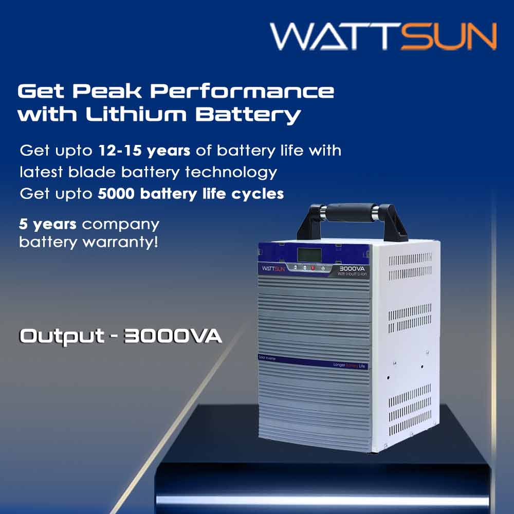 3KVA UPS Portable Inverter with Inbuilt 2688wh lithium Battery  Maximum AC Output 3000VA ,UPS-3000W